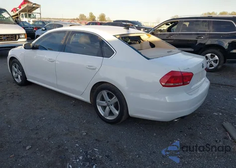 2013 Volkswagen Passat 2.5L Se from USA, damaged, VIN 1VWBH7A32DC028080